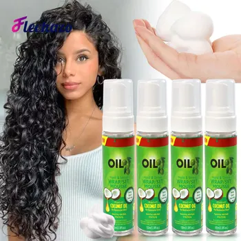 Erschwingliches Zopfmousse-Haarmousse, kein Abblättern, schäumender Lockenmousse, leicht, starker Halt, Schaum für lockiges Haar, 100 ml