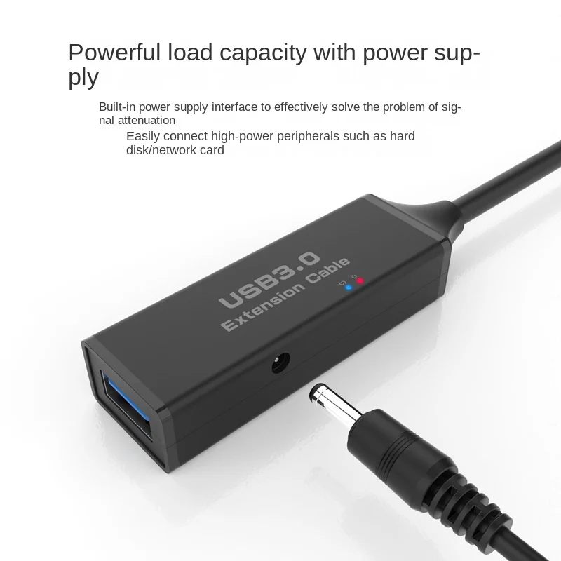 USB 3.0 Extension Cable USB 3.0 Extension Cord with Booster Amplifier USB 3.0 Extender Cable Male To Female 5m 10m 15m 20m