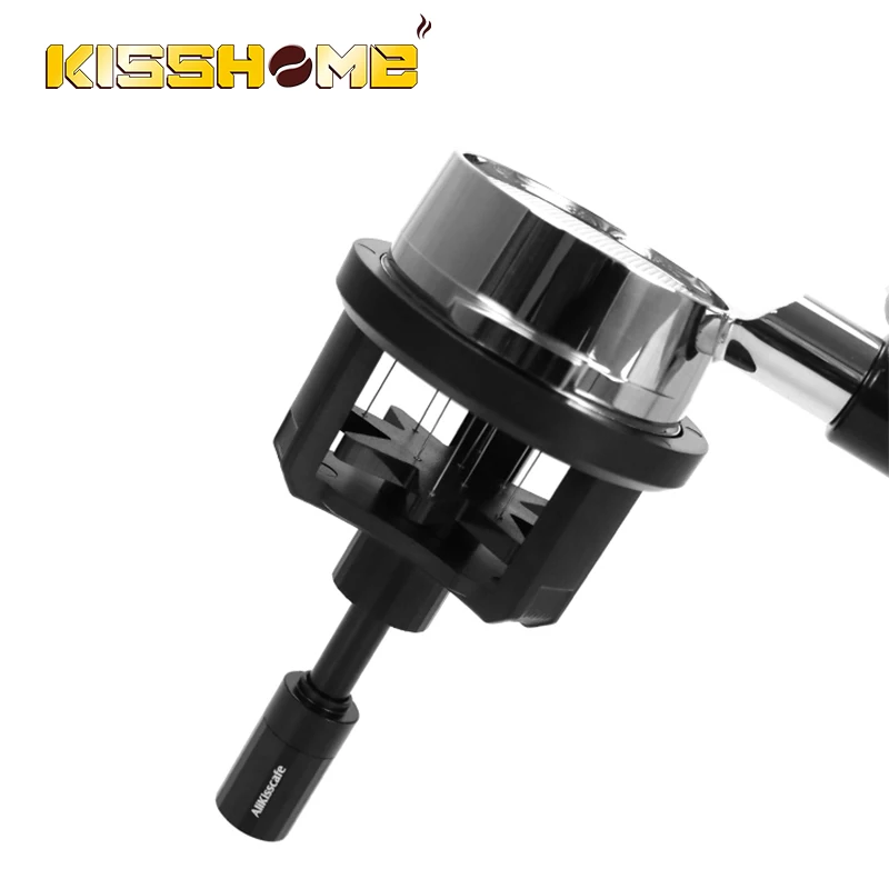 Alikisscafe WDT-Tool 51mm 53mm 58mm Kaffeerührer Nadelverteiler Rotierender Espresso-Pulverrührer Barista-Zubehör Werkzeuge