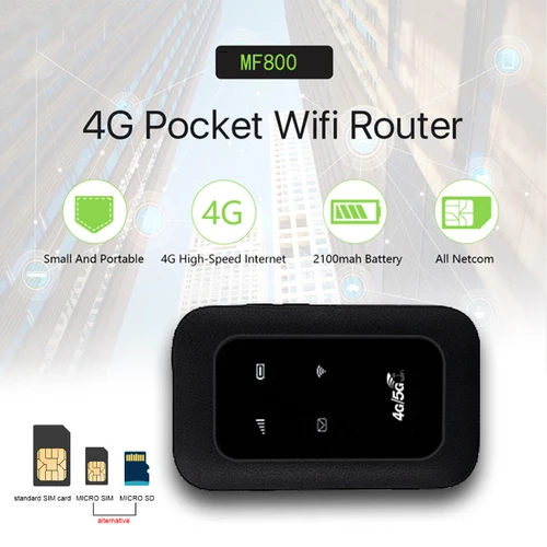 EATPOW 4G 포켓 와이파이 라우터, 150Mbps 모뎀, 모바일 와이파이 핫스팟 무선 Mifi 모뎀 라우터, SIM 카드 슬롯 