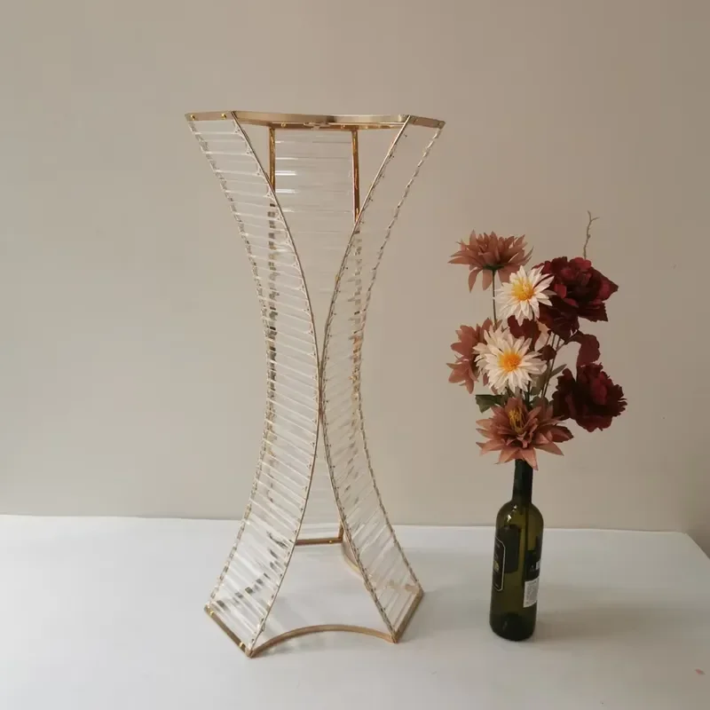 IMUWEN Europe-Style Metal Wedding Centerpieces Large Floor Vase Flower Stand 80CM/31.5