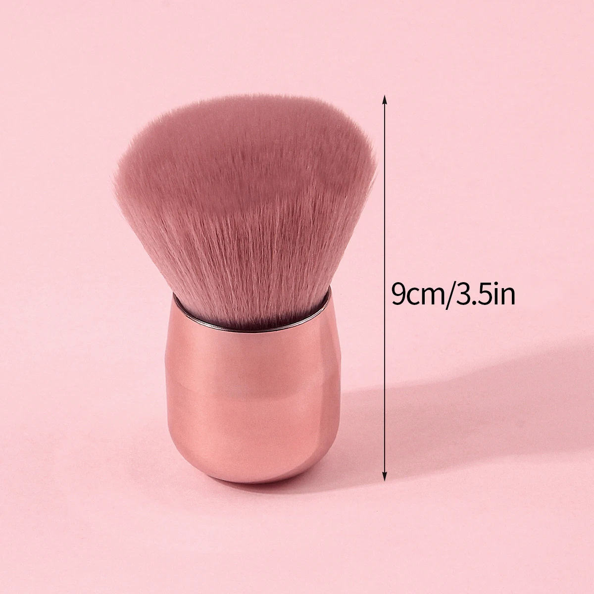 فرشاة مكياج فاخرة 3 في 1 - فرشاة بودرة أحمر الخدود الحريرية للوجه والسفر، أداة تجميل احترافية ذات شعيرات ناعمة #6