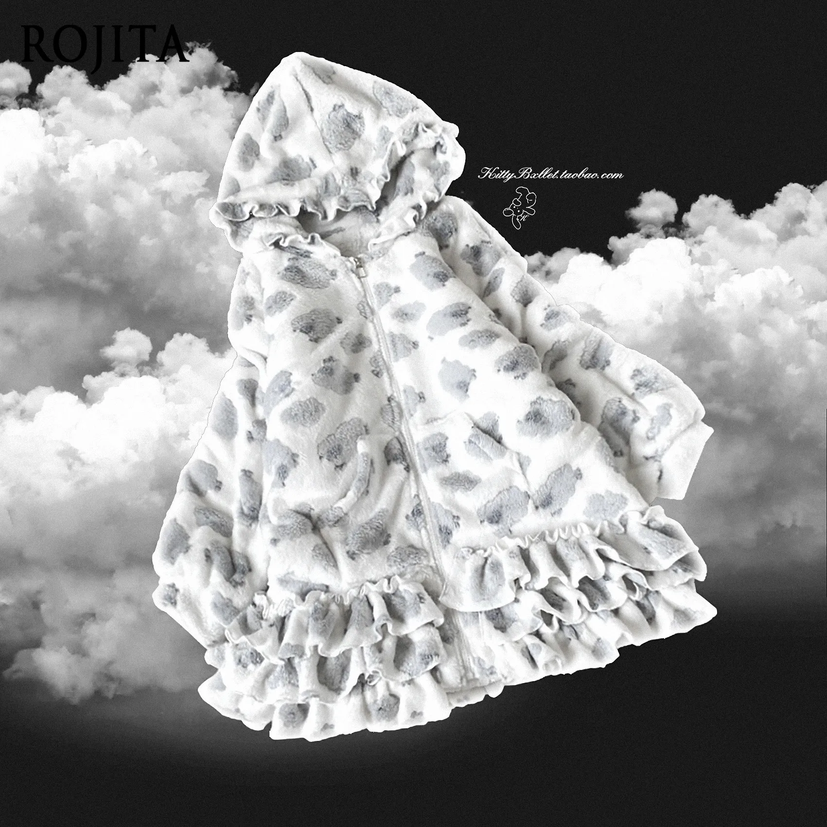 

Пушистая куртка с капюшоном для осени и зимы, средней длины, свободного кроя, в мультяшном стиле, подходит для дома и улицы