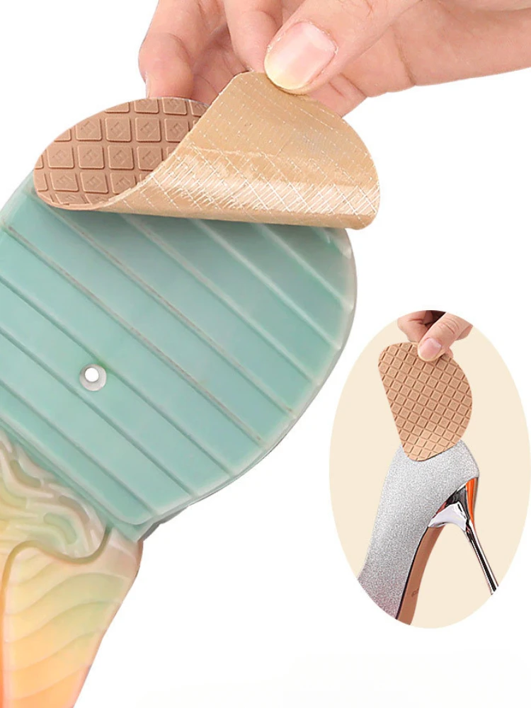 Autocollants antidérapants et résistants à l'usure pour baskets, protection de semelle auto-adhésive pour talons, avant-pied, tampons de semelles en caoutchouc de Silicone