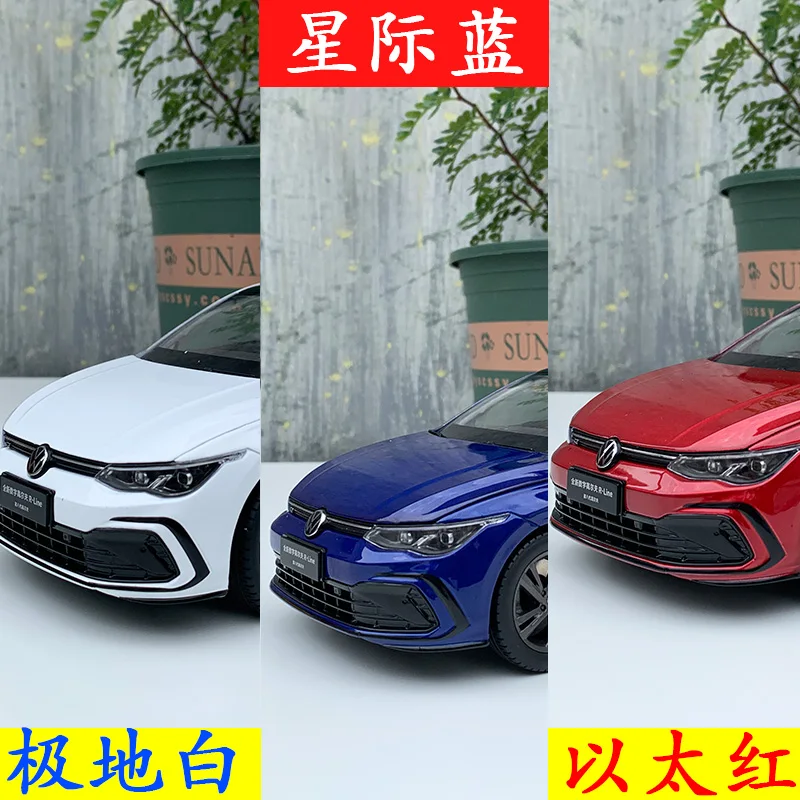 Dealer Edition Car Model,1:18 Volkswagen VW Golf MK8 R-Line,Diecast Model for Collections,Display and Gift for Friends