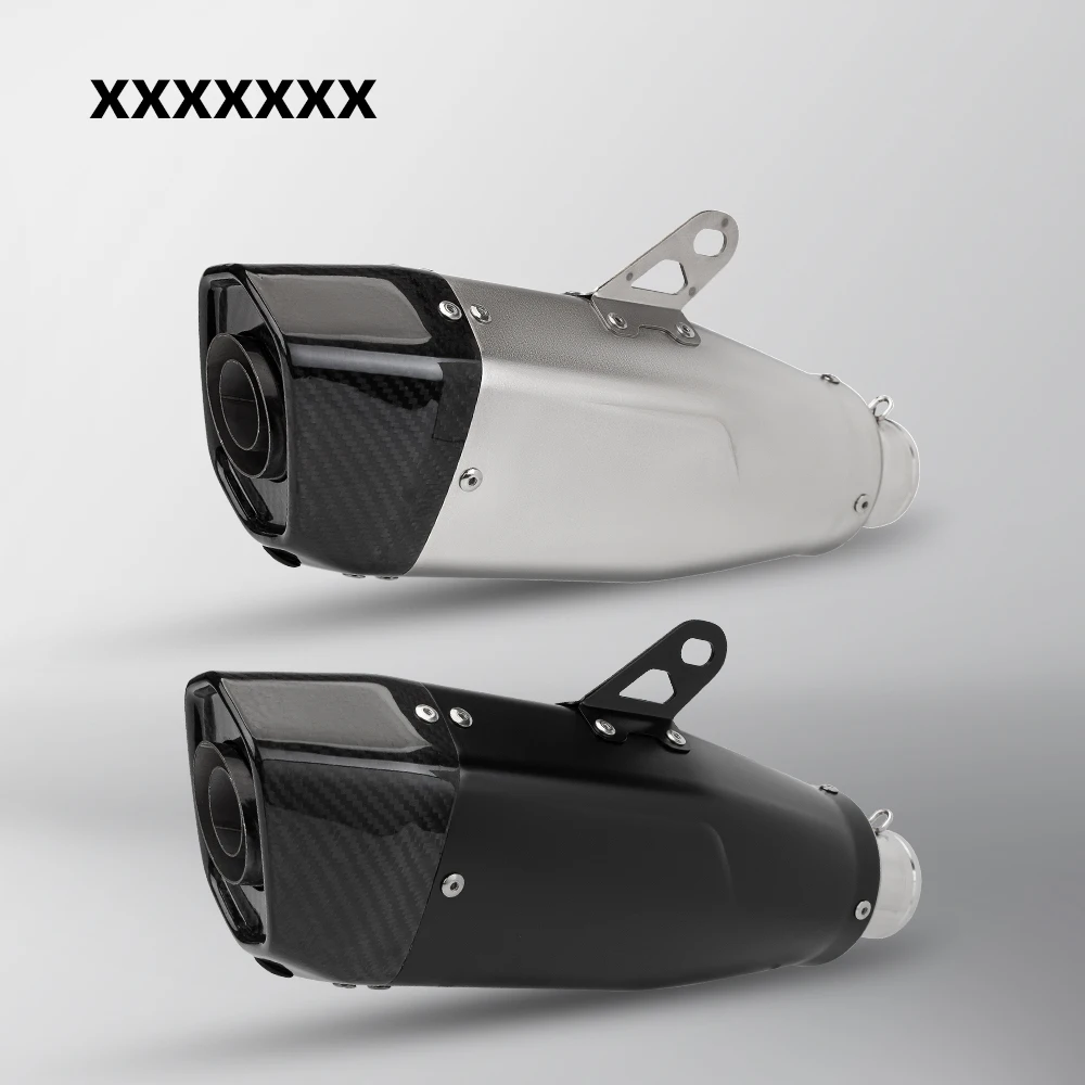 

Universal 51mm motorcycle exhaust tail pipe carbon fiber muffler with db killer for rsv4 s1000r z1000 gsxs1000 mt10 xj6