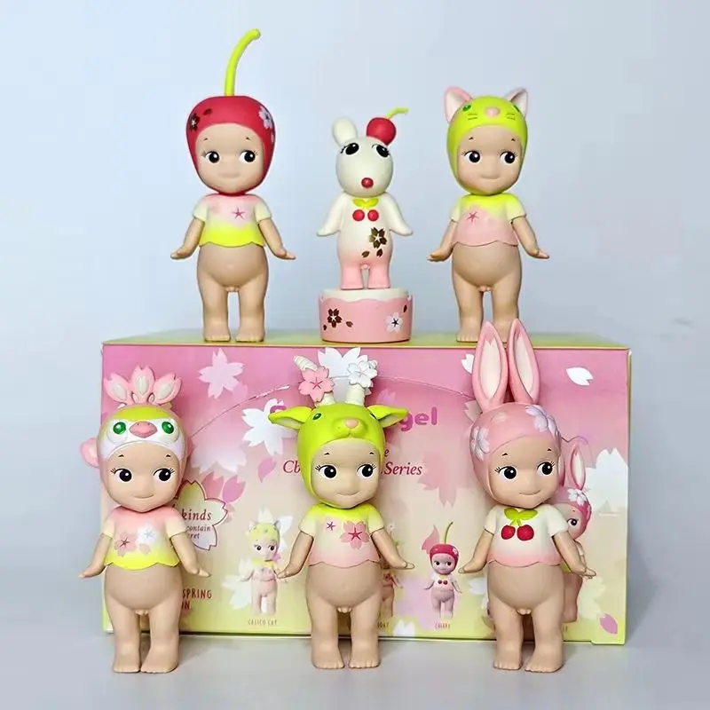 2025 réplica sonny anjo mini primavera flor de cerejeira coelho surpresa caixa cega maré brinquedo cura boneca presente da sorte