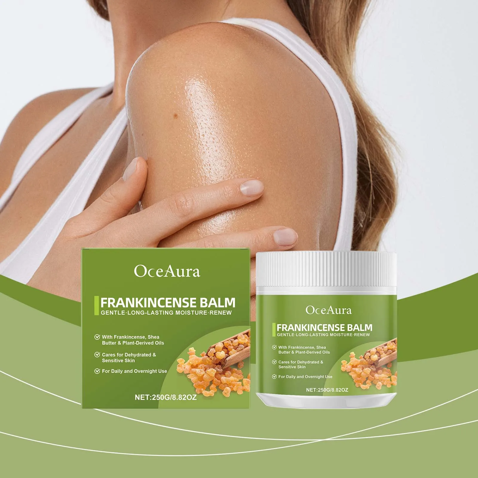 

OCEAURA Skin Moisturizing Cream Lasting Fragrance Firm Skin Brighten Luster Improve Dullness Deep Hydrate Body Nourishing Cream