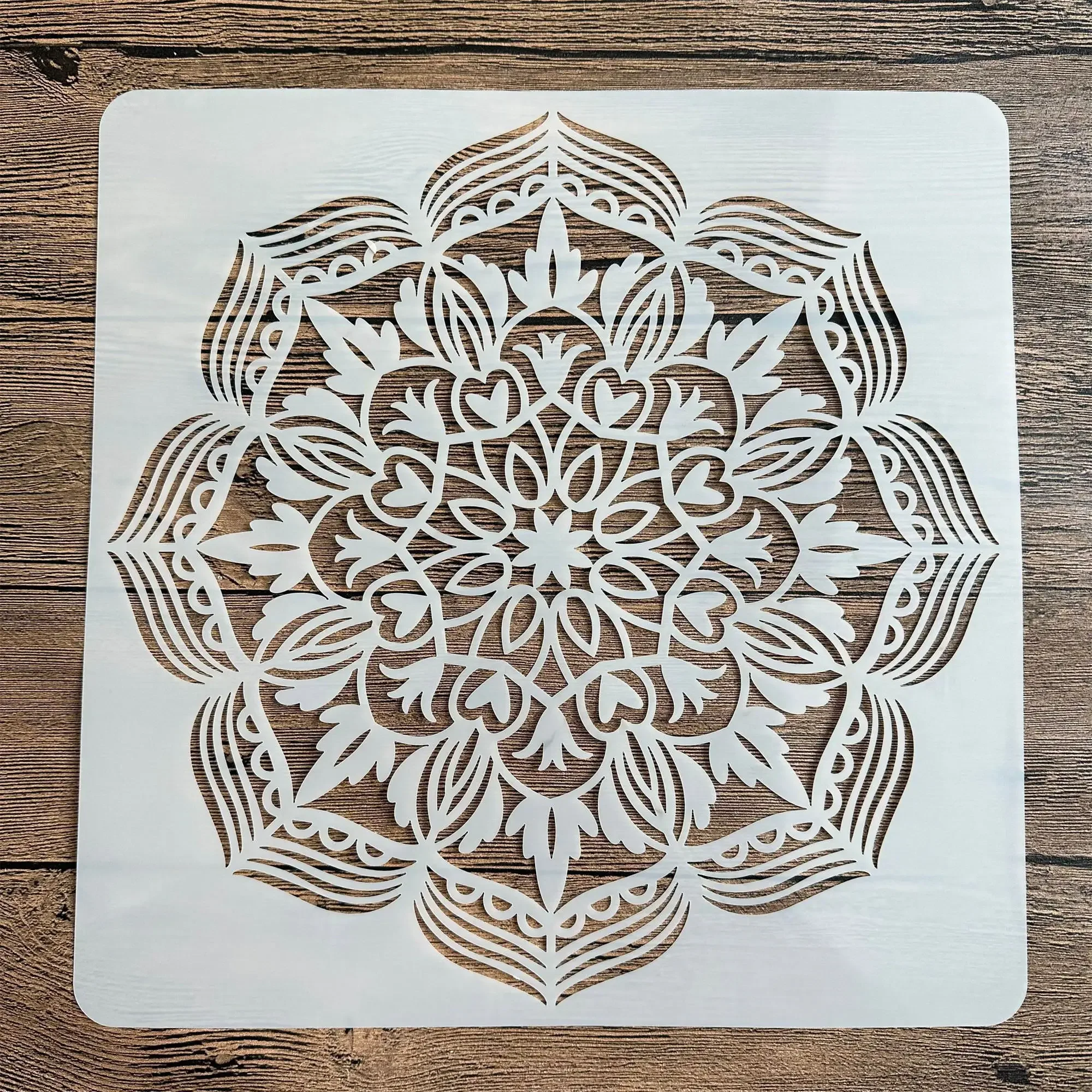 

30 * 30cm size diy mold for painting stencils stamped photo album embossed paper card on wood, fabric,wall mandala stencils