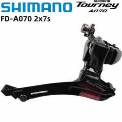 SHIMANO TOURNEY A070 Front Derailleur 2x7 Speed Derailleur Bike Cycle For Road Bike Bicycle Original Shimano Cycling Part