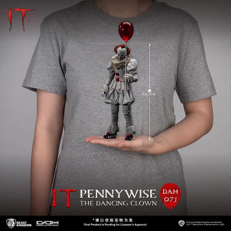 The Beast Kingdom DAH 075 Clown Reincarnation Pennywise Creative Exquisite Decorative Trendy Action Figure Movies Periphery Gift
