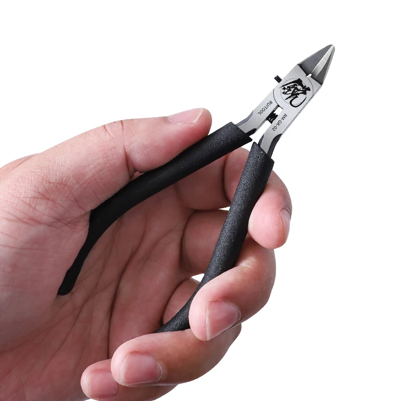 Model Nippers 4.7 Inch Single-edged Pliers Model Special Tools with Non-slip Grip Sharp Cutters for Plastic Model Repairing