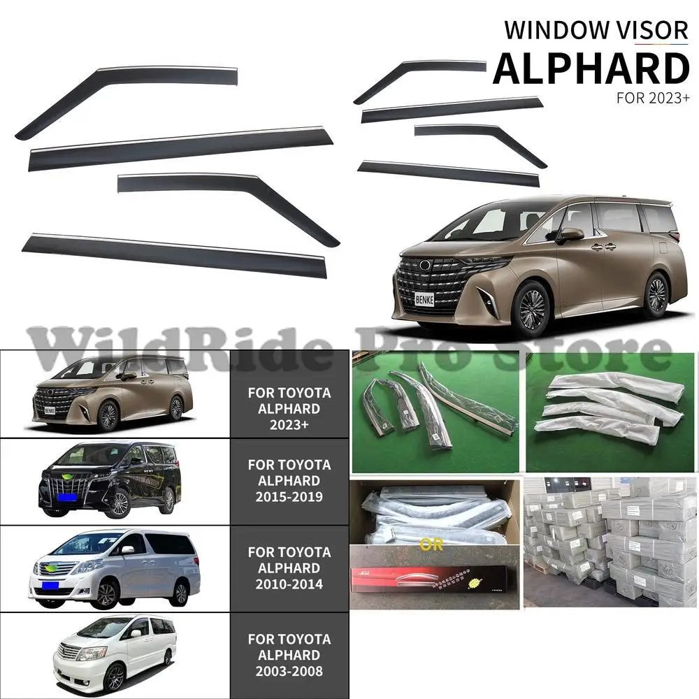 

1 set Toyota ALPHARD 2023-2025 exterior decoration car windshield sun visor