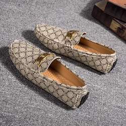 Khaki Men Dress Shoes Light Weight Mens Outdoor Walking Casual Shoes Large Size Male Formal Party Wedding Dress Loafers