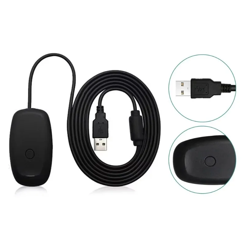 

USB Receiver Adapter Dongle For Xbox 360 Wireless Gamepad Transmitter Support PC Win7/8/10 For Xbox360 Controller Accessories