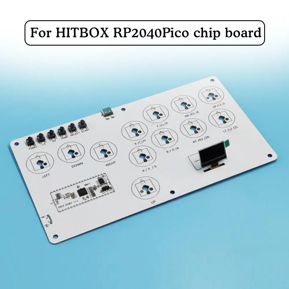 HITBOX Controller RP2040 Pico Chip Board For Fightbox Stick SKY2040 Game Chip Development Board For PC/PS3/PS4/SWITCH