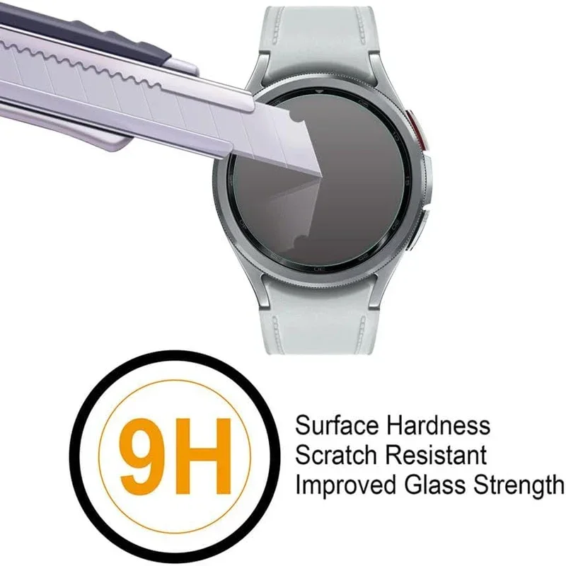 Tempered Glass For Samsung Galaxy Watch 7 40mm 44mm/FE 40mm HD Screen Protector For Galaxy Watch 6 5 Ultra 47 Accessories Protec