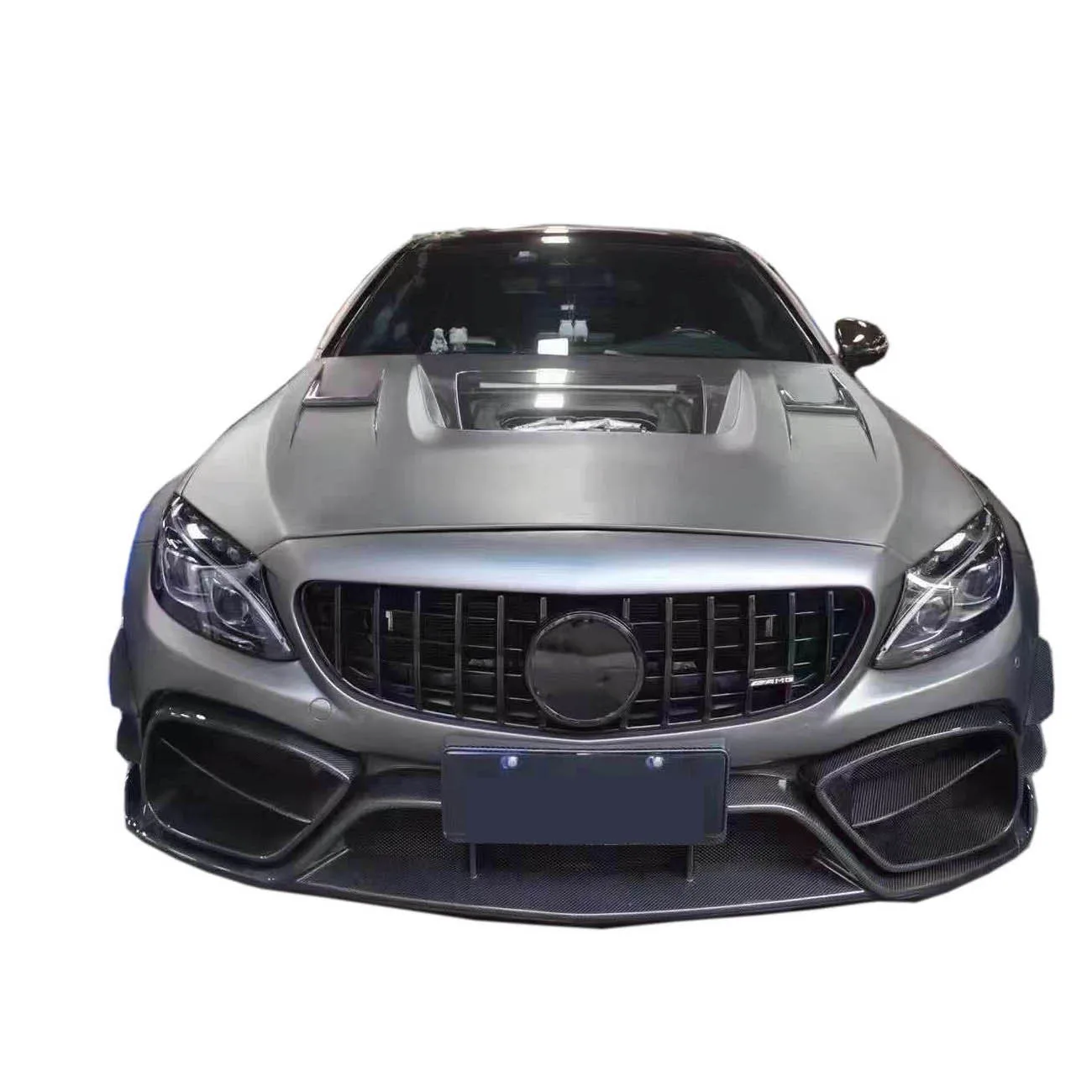 Передний бампер из углеродного волокна для Mercedes W205 C63 C43 AMG Coupe IMP-Performance Передний бампер из углеродного волокна для Mercedes W205 C63 C43 AMG Coupe IMP-Performance