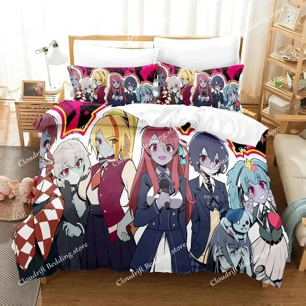 

Zombie Land Saga Bedding Set Single Twin Full Queen King Size Bed Set Adult Kid Bedroom Duvetcover Sets 3D Print bed sheet set