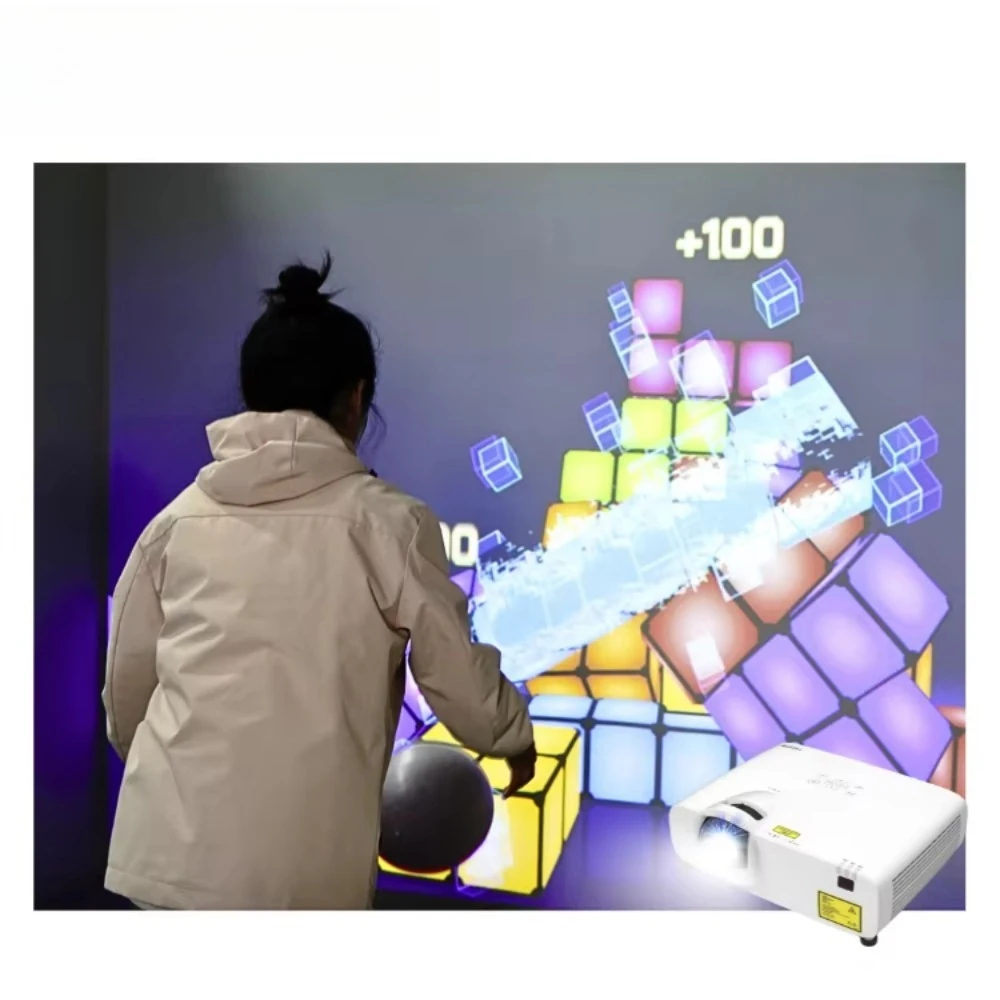 Online Multiplayer Omniball All-Ball Sports Interactive Wall Projector Screen Commercial Interactive Advertising Game Equipment