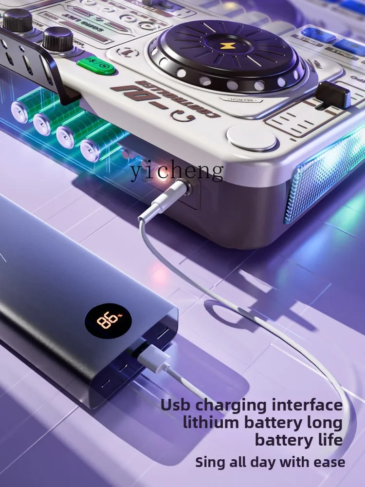 ZZ DJ Machine Kinderspeelgoed Kleine piano Baby Elektronisch toetsenbord Ritme Muziekinstrument Verjaardagscadeau voor jongens en meisjes