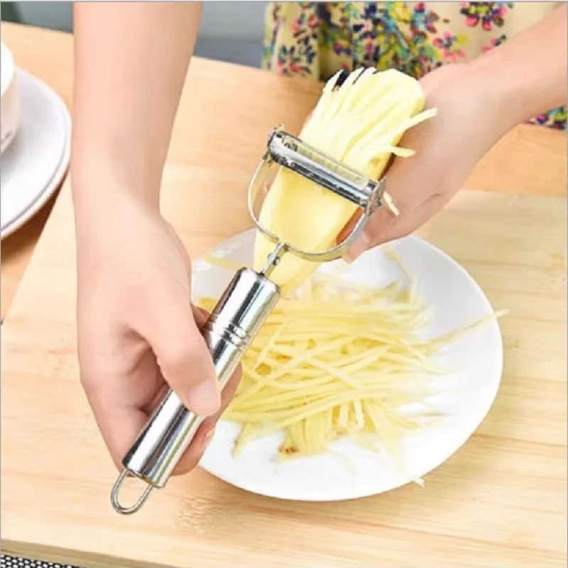 

Kitchen Vegetable Tools Practical Stainless Steel Gourd Grater Paring Knife Potato Carrot Peeler Apple Fruit Zesters
