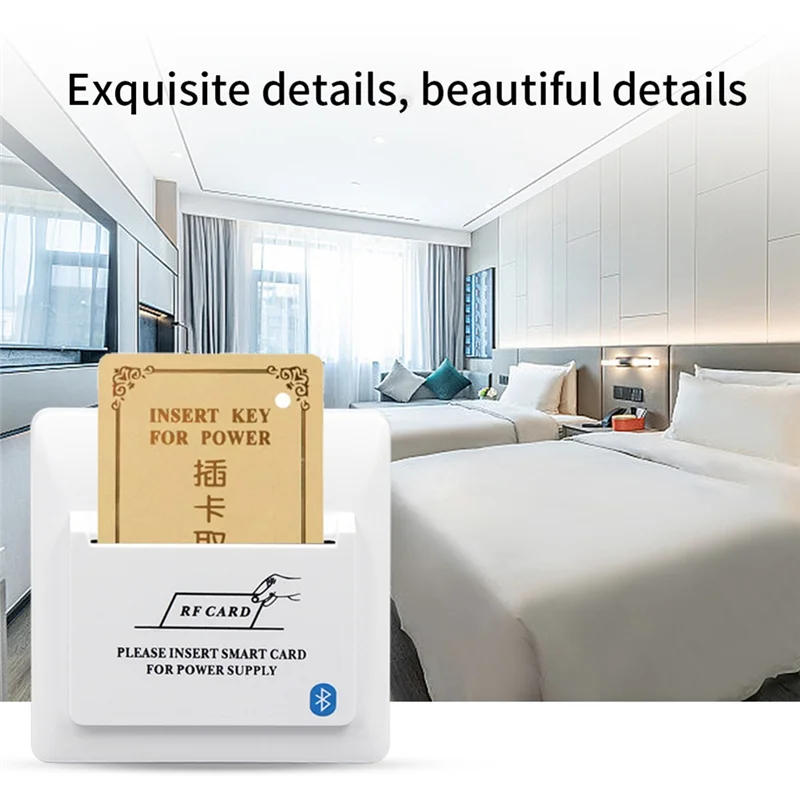 

CABE-TTLOCK Tthotel Power Saver Energy Saving Switch App Control RFID 13.56Mhz Card For Hotel Apartment