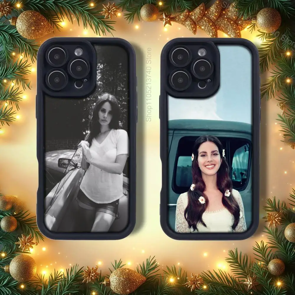 

L-Lana Singer Del Rey Phone Case For iPhone 14,12,17,15,11,13,16,Pro,E,Plus,Max,Air,SE4 Soft Silicone Shockproof emery Back