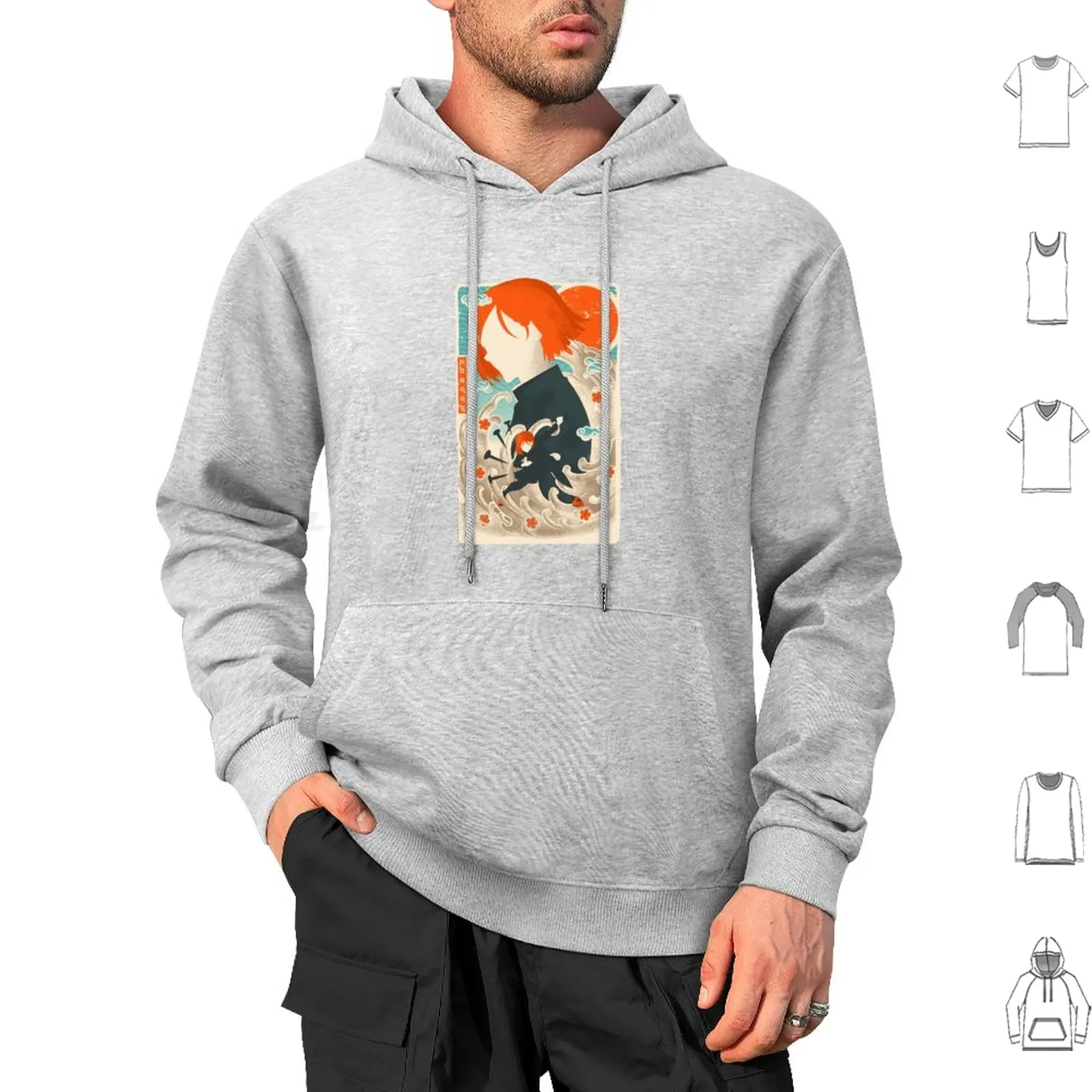 

Musha-E Nobara Hoodie cotton Long Sleeve Jujutsu Kaisen Jujutsu Kaisen Gojo Satoru Gojo Satoru Yuji Itadori Yuji