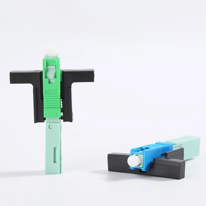 50/100/200/300PCS FTTH SC APC/SC UPC Single Mode SC Fiber Optic Connector FTTH UPC Fiber Optic Fast Connector SC Fiber Assembly