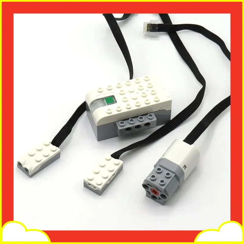 ชุดอิเล็กทรอนิกส์สำหรับประกอบหุ่นยนต์ 280 ชิ้น ชุดมอเตอร์ฮับ ใช้ได้กับตัวต่อ WeDo 2.0 45300 หุ่นยนต์เพื่อการศึกษา