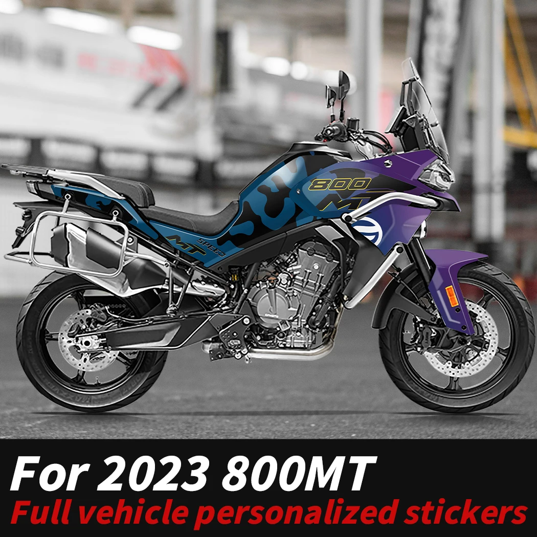 

For CFMOTO 800MT Motorcycle Pattern Printing Stickers Kits Protection Decoration Multiple Styles Anti-Scratch Moto Accessories