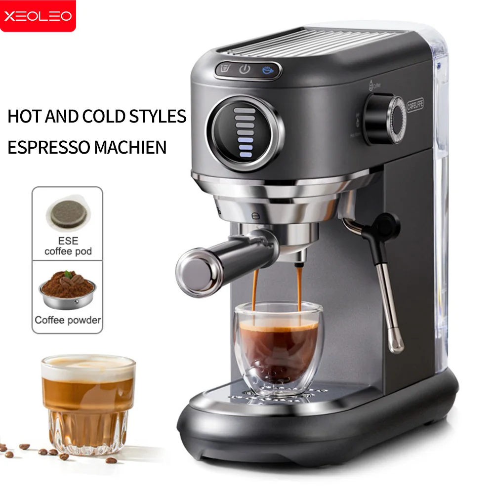 XEOLEO Multiple Capsule Coffee Machine Coffee Maker Hot/Cold DG Cappuccino Nespresso Capsule ESE Pod Ground Coffee Cafeteria