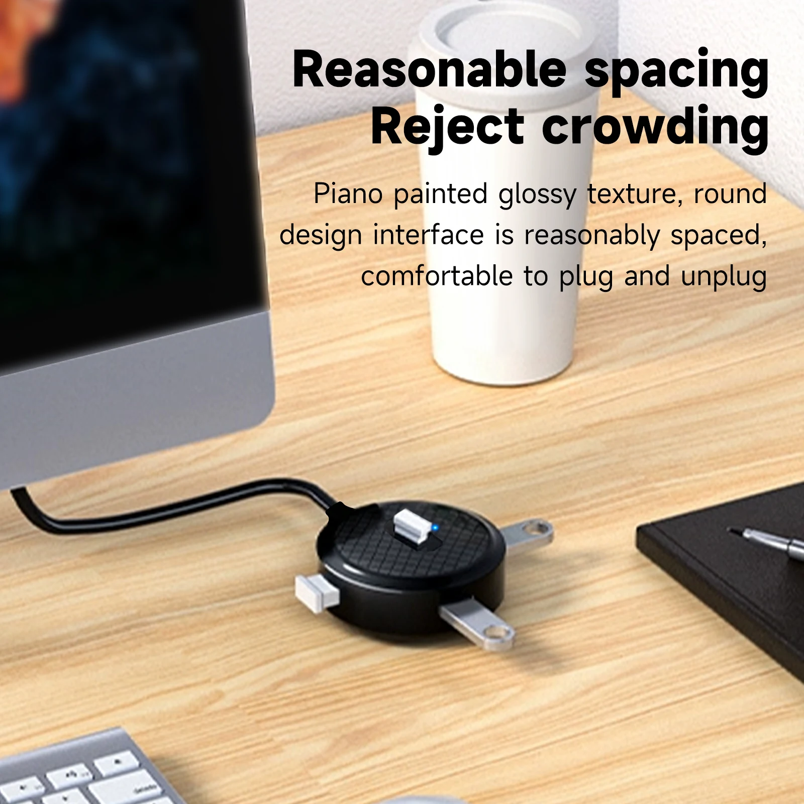 Hub desktop USB HUB 3 0 Adattatore Docking station USB 3.0 ad alta velocità per laptop MacBook Telefono cellulare Tablet Computer da ufficio
