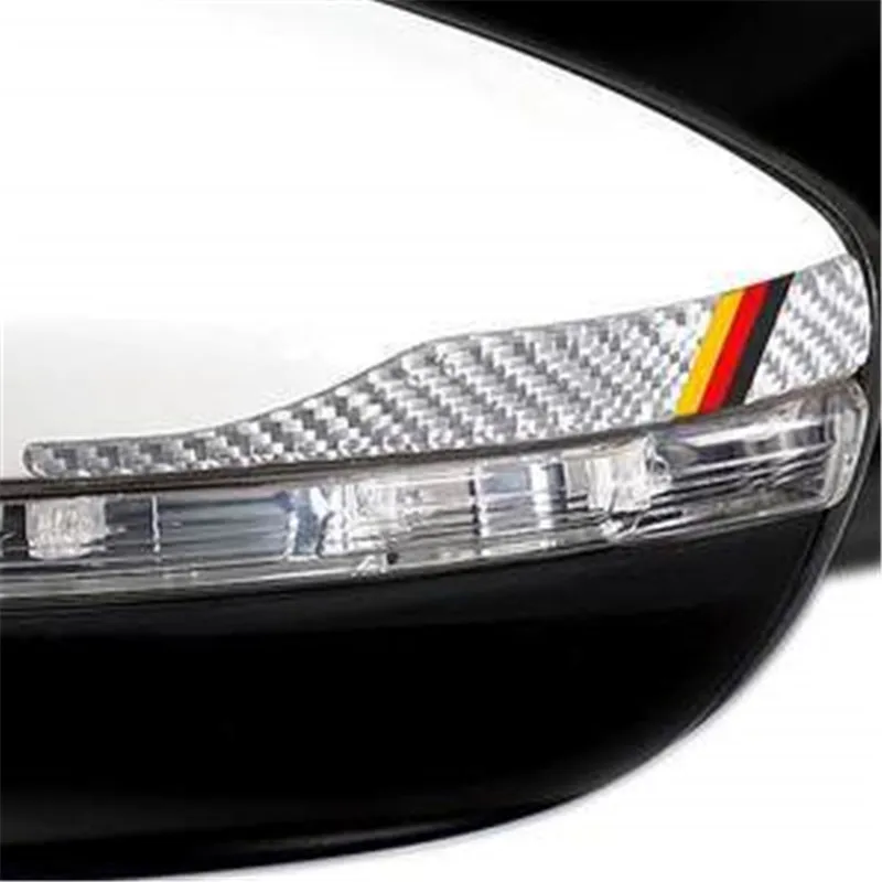 

2Pcs Car Rearview Mirror Anti-Collision Anti-Scratch Strip Reflective Sticker Auto Decoration Part