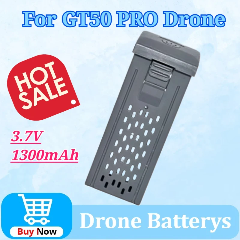 

For GT50 PRO Drone 3.7V 1300mAh Battery for GT50 Dron RC Quadcopter Replacement Battery GT50 Accessory Parts Stable Performance