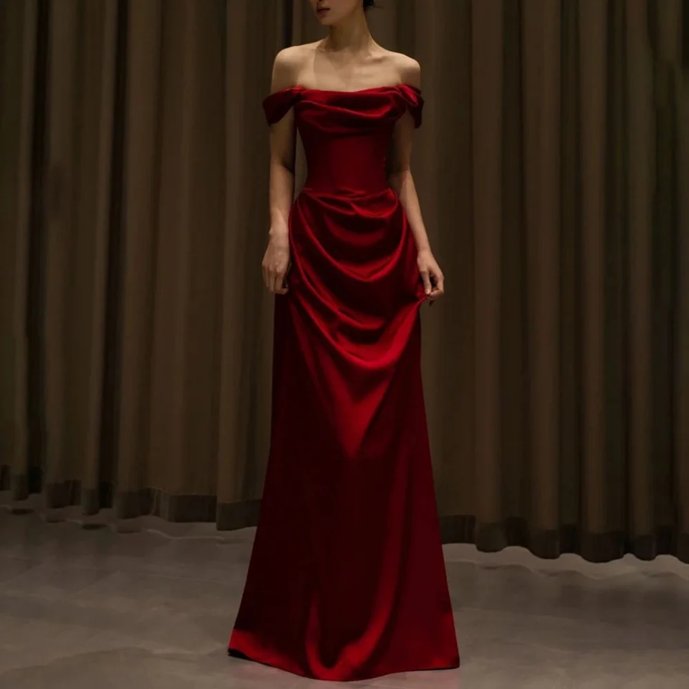 

ROYET Strapless Off The Shoulder Mermaid Classic Evening Dress Floor Length Elegant Formal Prom Gown Customized New 2025