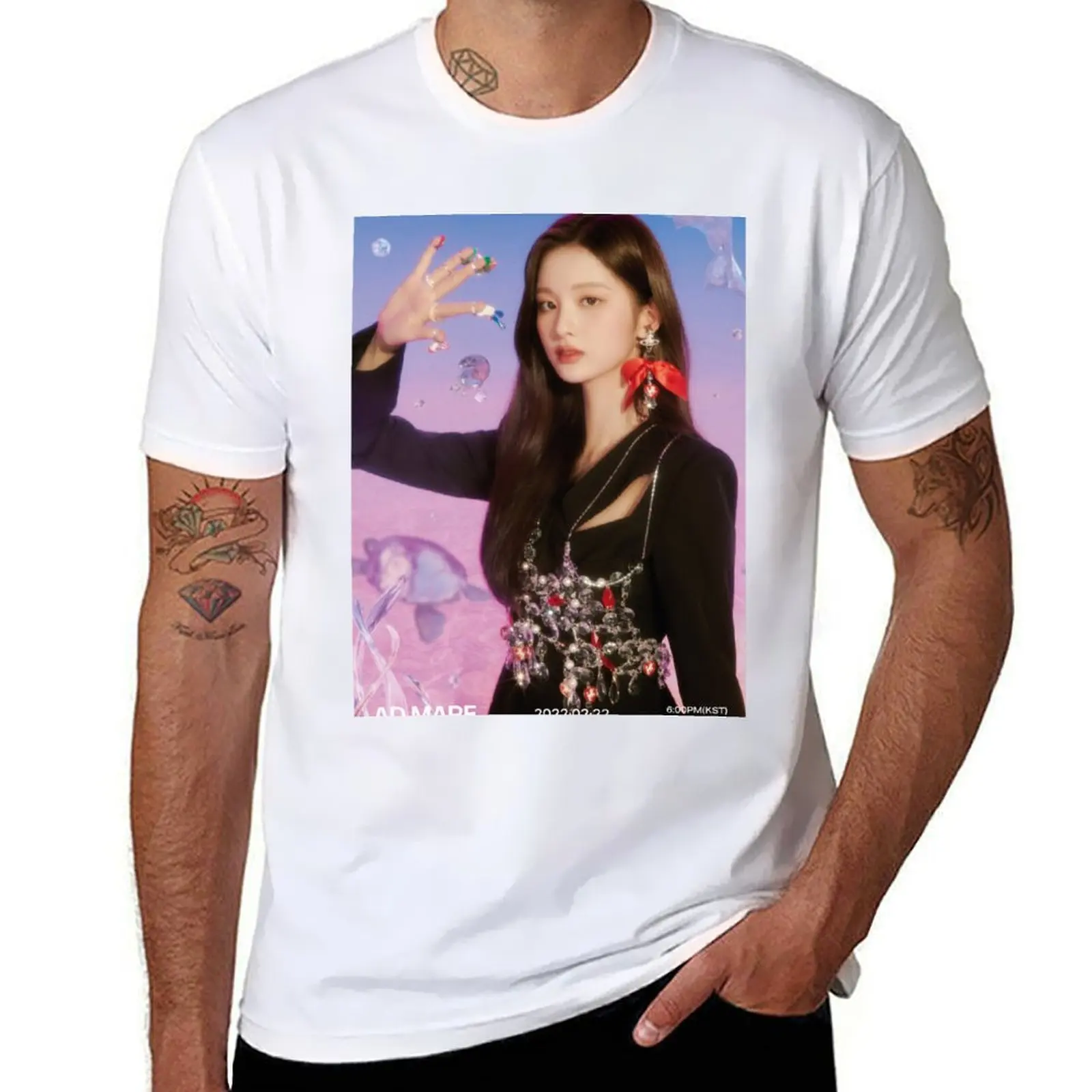 

t shirts quality t brand luxury T-Shirt shirts high man NMIXX for man ‘O.O’ shirt cotton SULLYOON graphic pack t man