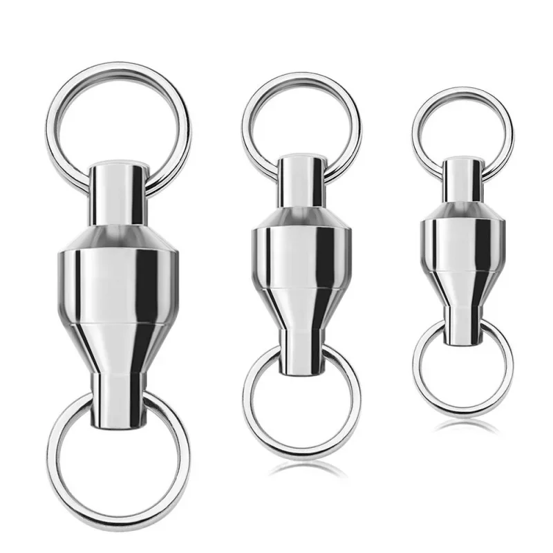 Double Ring Bearing Swivel High Speed Swivel Connec Tor Big Things 8-Shaped Ring Strong Pull Stainless Steel 8 Word Ring