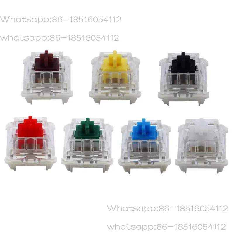 （10 Pieces）Switches Mechanical Keyboard KS-9 3 Pin Red Brown Blue Green White RGB Silent Clicky Linear Tactile Compatible  MX