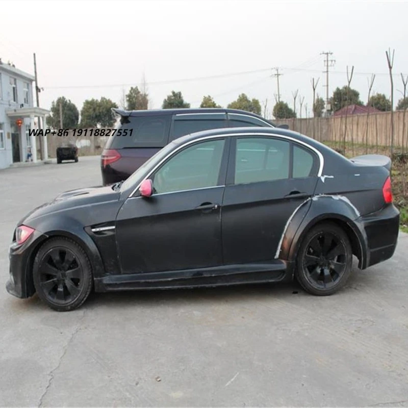 For M3 E90 Vorsteiner Style Wide Body Kit Carbon Fiber Trunk Tailgate