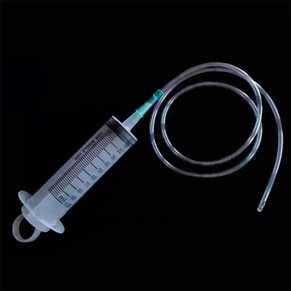 

150/300/550ml Car Oil Fluid Plastic Syringe Oil Pump With Scale 1m Hose Pump Big Syringe Large Capacity Syringes