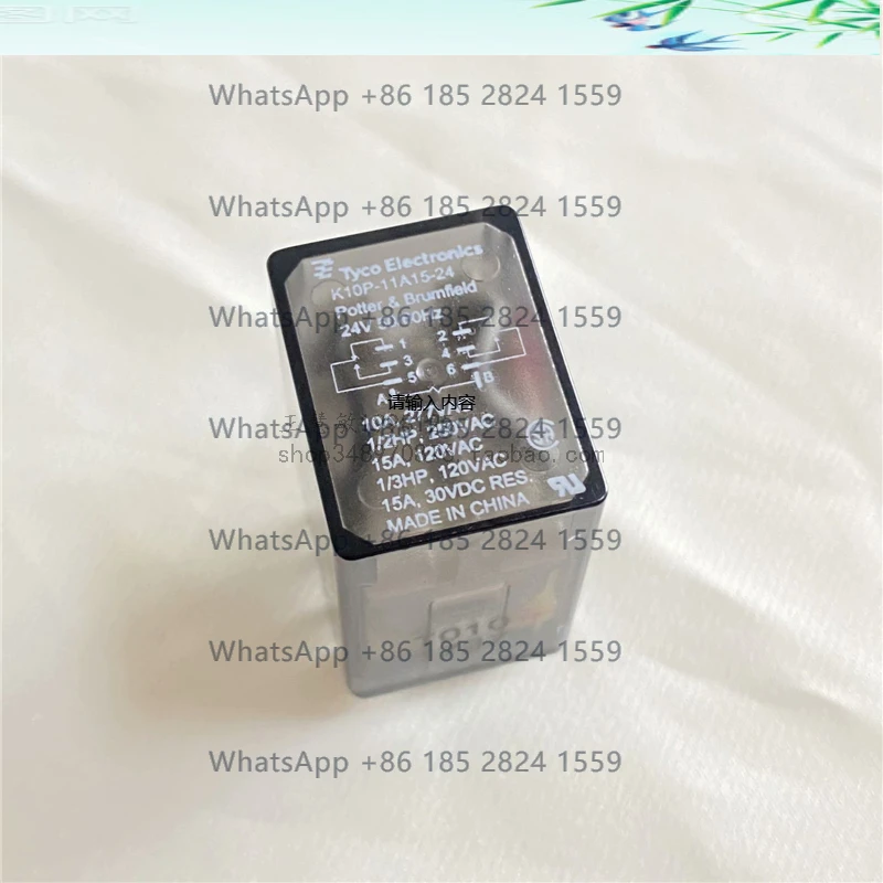 K10P-11A15-24 | 4-1393144-1 TE relay double knife double throw 15A 24V Tyco genuine