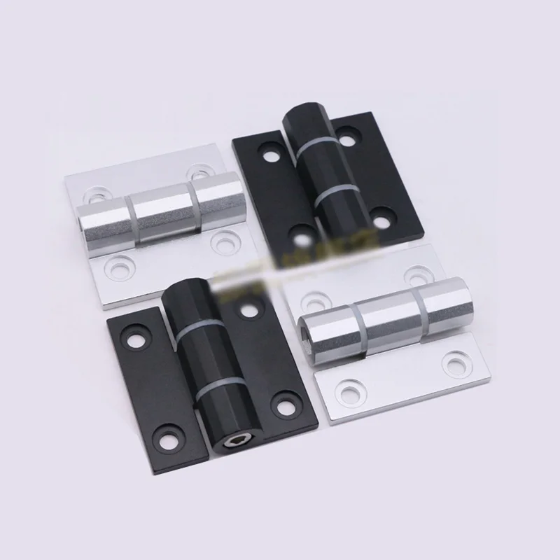 1PCS Aluminum Alloy Adjustable Torque Hinge Any-stop Damping Hinge Mini Positioning Resistance Hovering Door Hinge