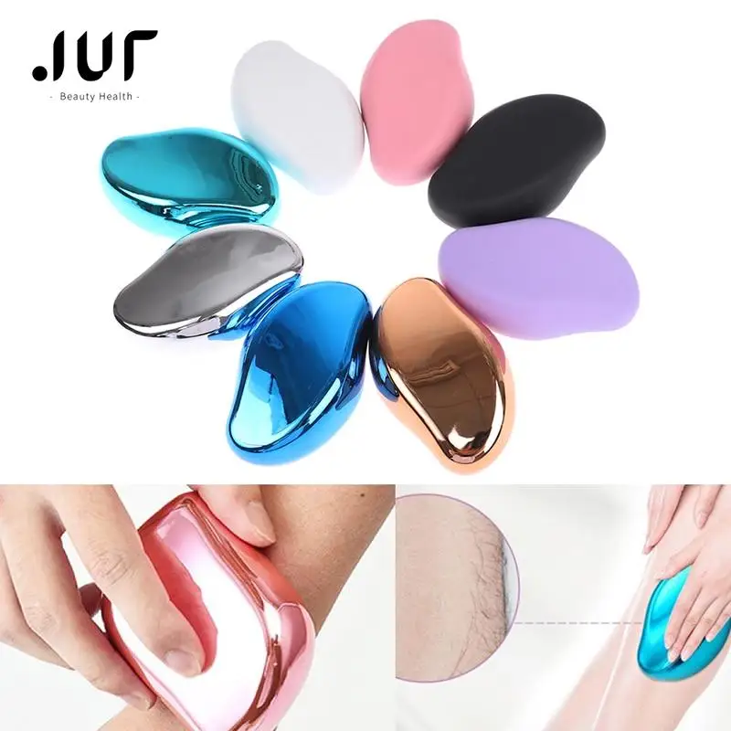 HOT Crystal Physical Hair Removal Eraser Glass Hair Remover Painless Epilator Easy Cleaning Reusable Body Care Depilation Tools