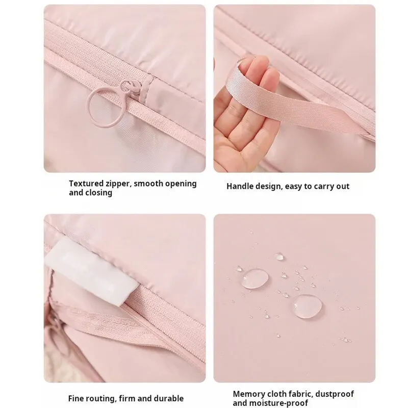 Compression Storage Bag Expansion Waterproof Travel Portable Handheld Clothes Separation Storage Bag