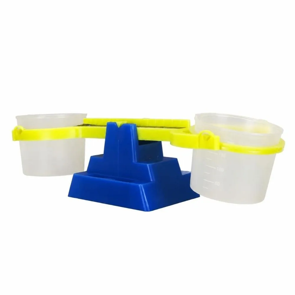 Polymer Simple Balance Scale Two Pan Structure Multi Color Appearance Balance Tool Balanced Fulcrum Compact Size