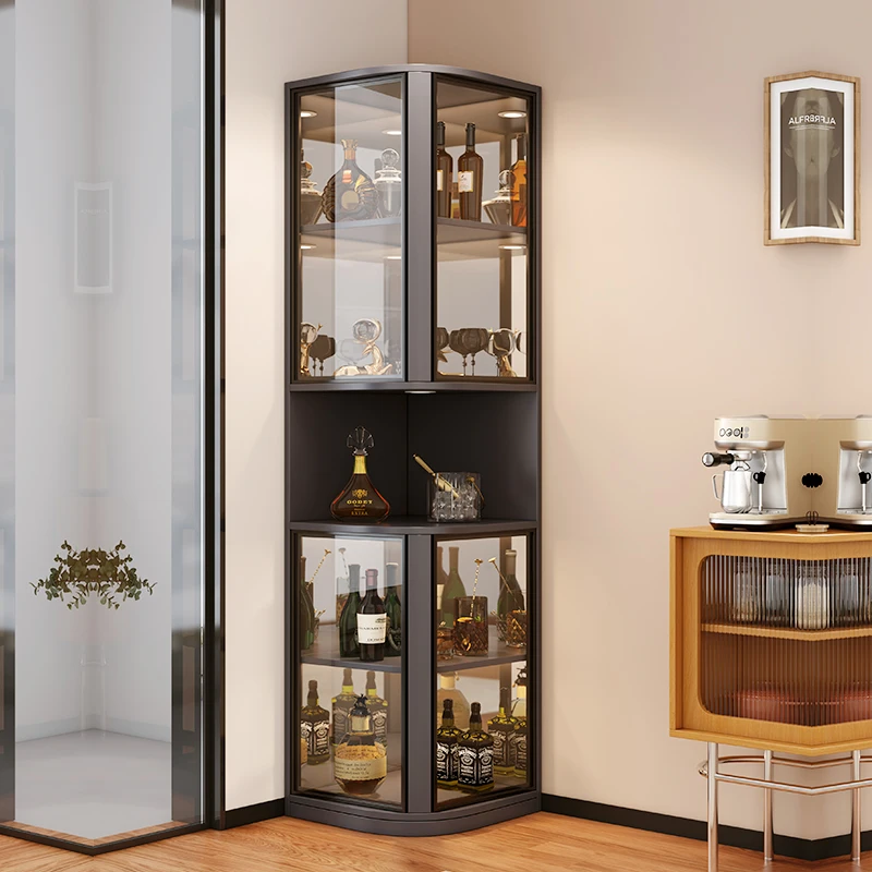 Bebidas bar armário de vinho rack uísque vitrine armazenamento prateleiras high end luxo elegante stands parede meuble vitrine móveis barra