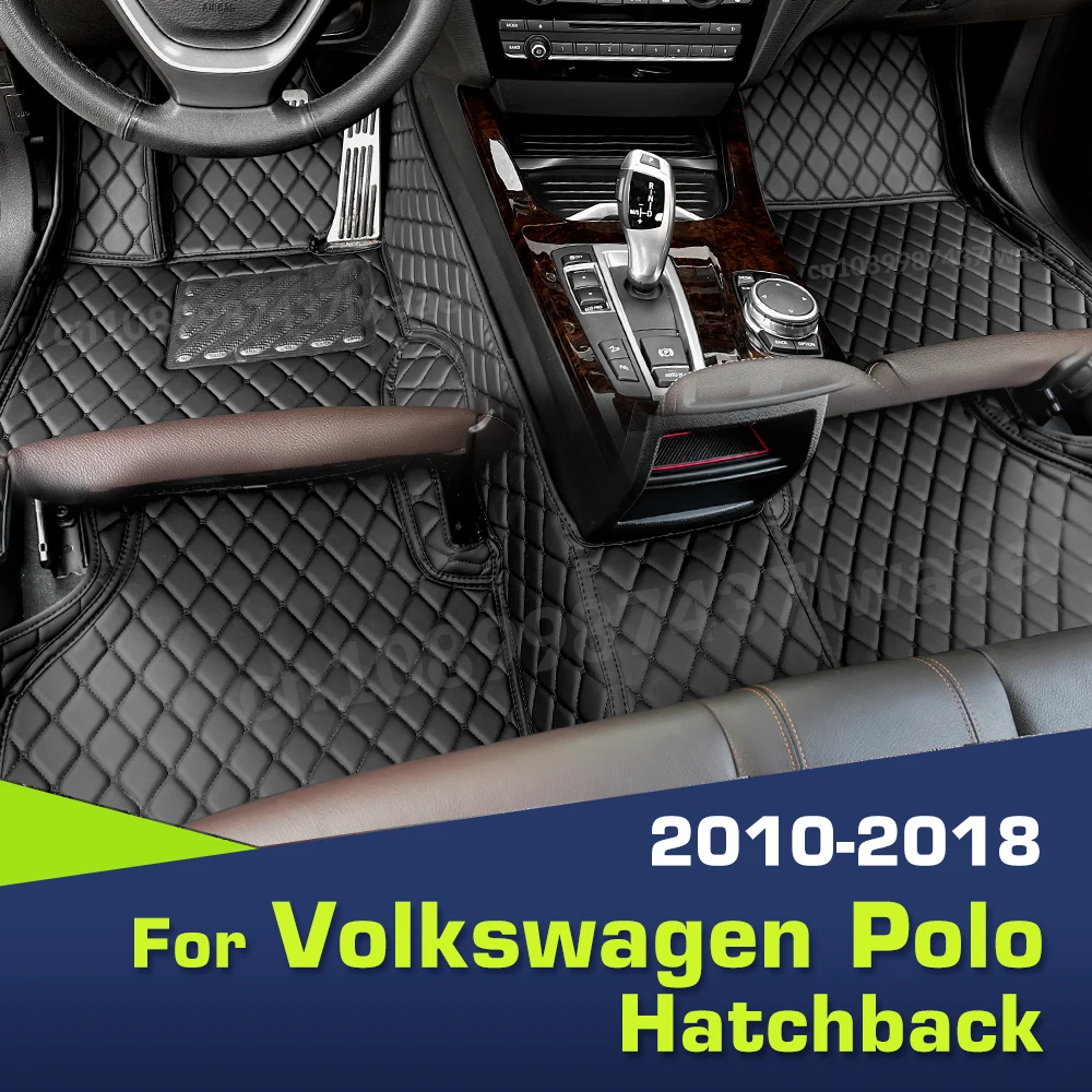 

Автомобильные коврики для VW Volkswagen Polo Hatchback 2011 2012 2013 2014 2015 2016 2017 2018 пользовательские подушечки для ног аксессуары для интерьера