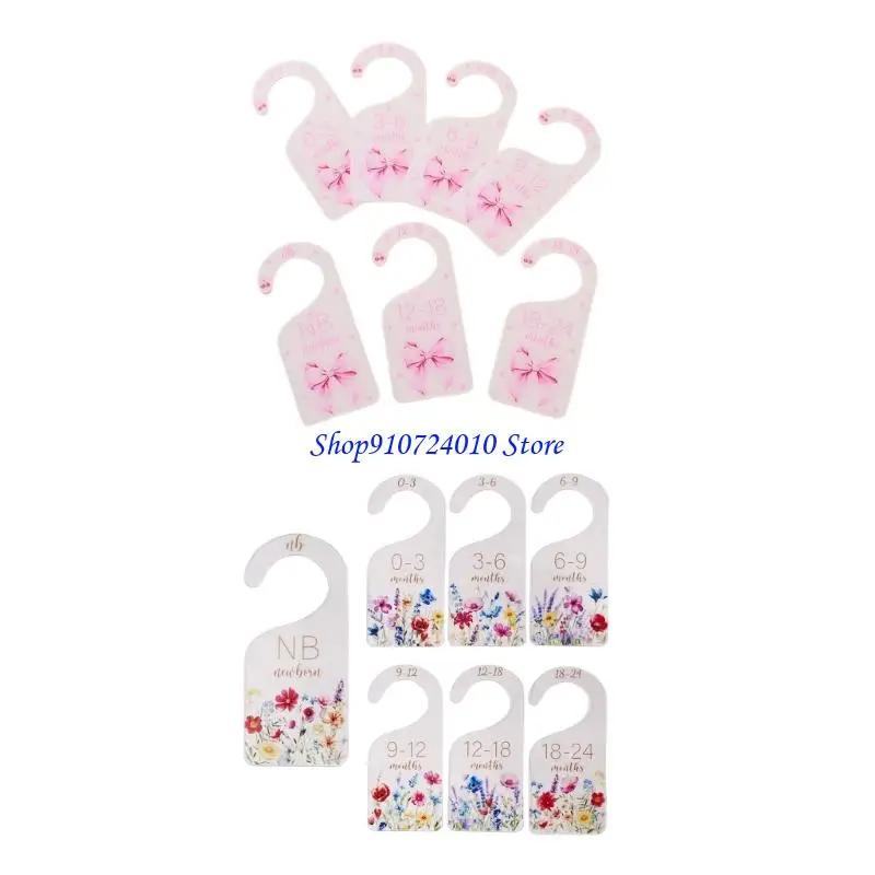 77HD 7 قطع من ملابس الأطفال الأكريليك، علامات المرحلة للتصوير الفوتوغرافي الآمن لتذكارات ذاكرة الأطفال حديثي الولادة #1